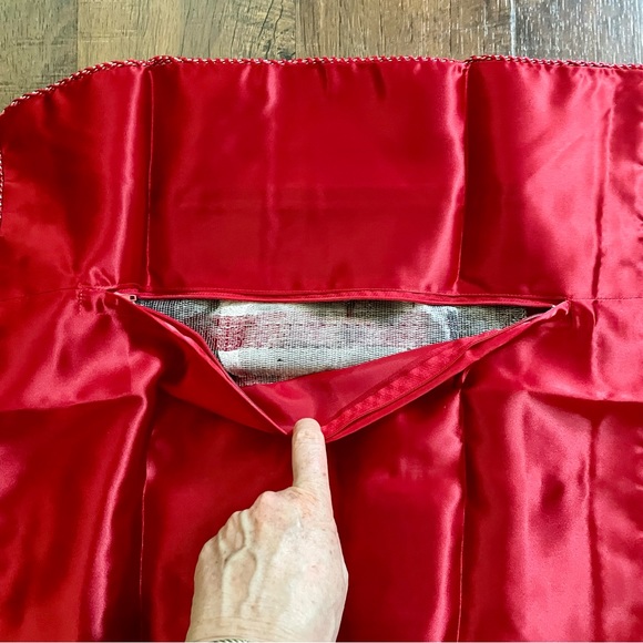 Set of 2 vintage rayon tapestry pillow shams, from Taiwan - NWOT - Picture 9 of 15